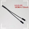 4PCS 2 Pins Single Female to Dual Male Jumper Splitter