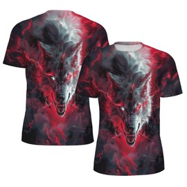 3D Pattern Print T-Shirt Breathable Lightweight Cool Flexible Easy to Match Stylish Daily Wear Comfortable Easy to Clean and Maintain Casual Tee for Men and Women Fashionable Size L