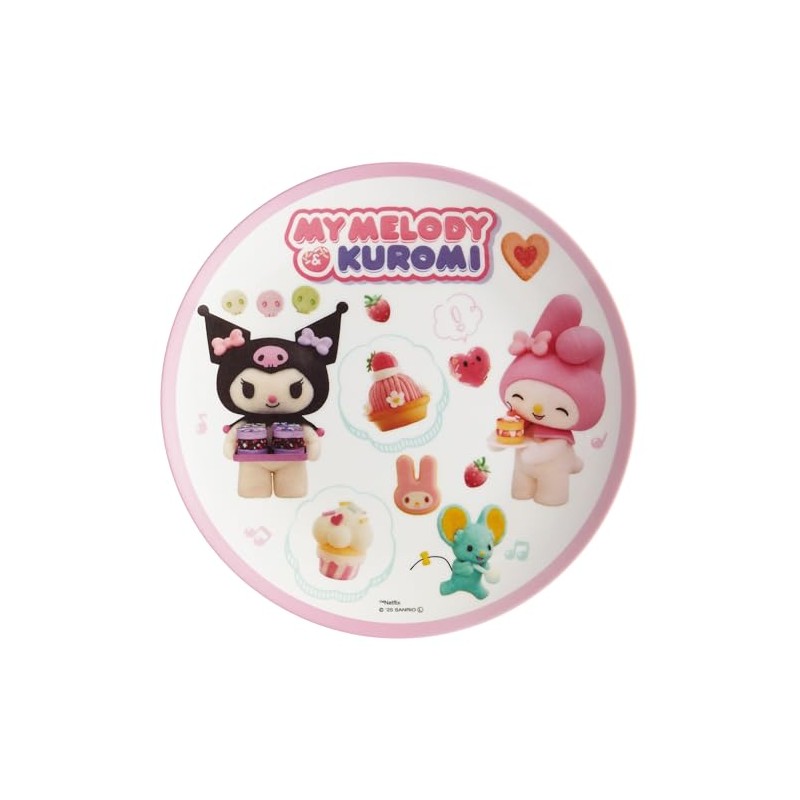 Skater MPL20P-A Melamine Plate, 7.9 inches (20 cm), Sanrio My
