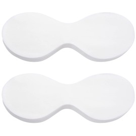 PAGOW 400 Sheets Disposable Non Woven Eye Care, Cotton Paper Facial Eye Pads Spa, DIY Clear Eye Mask Paper Beauty Sheets for Skincare Spa Wrap Moisture Retention
