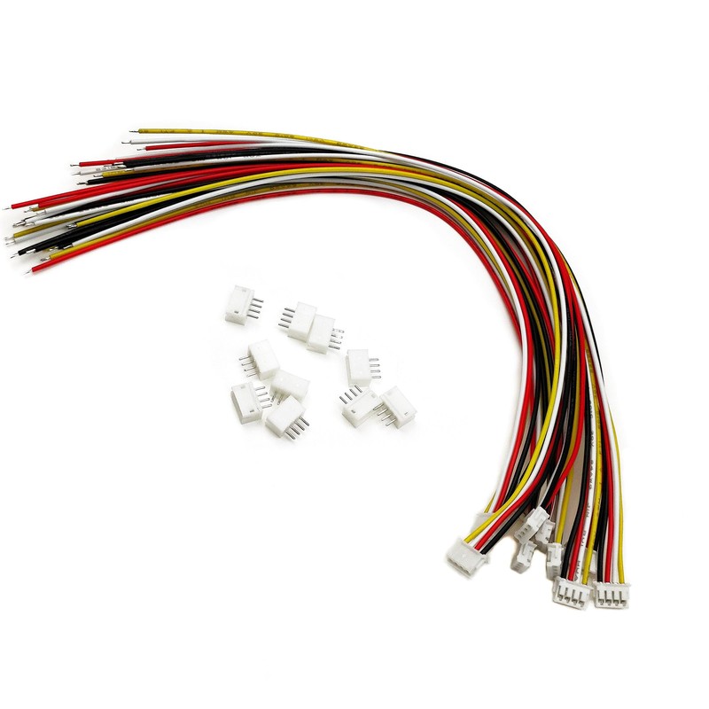 ZSDZFYLLK 10 Sets Mini Micro JST ZH 1.5 mm 4-Pin