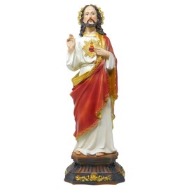 Sacred Heart of Jesus 16 inch Tall Religious Figure Sagrado Corazon de Jesus Statue