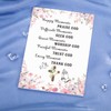 Prayer Cards,Bible Verse Cards,Baptism Gifts for Girl,Baptism Cards for Girls