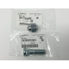 Subaru 2006 to 2019 Wheel Hub Bolt Stud & Nut Set 28365FE001 & 28171AJ000 Genuine