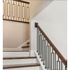 10 Pack Wrought Iron Balusters Set, LMYYGOO Iron Balusters for