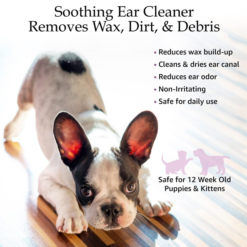 Ear Cleansing Solution for Dogs and Cats - Pet Ear