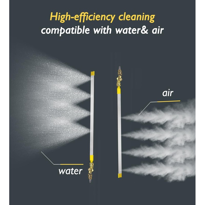 LFMUFNO 60cm/24in Radiator Cleaning Wand - Over 2000PSI Portable Pressure