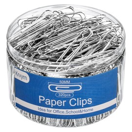 Jumbo Paper Clips,Large PaperClips,320 Pcs Paperclip,Extra Large Paper Clips for Paperwork,Home, School and Office Supplies.