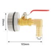 Carvedexquisitely 2" Drum Faucet for 55 Gallon Drum,Brass Rain Barrel