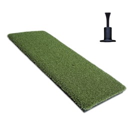 The Original Country Club Elite® by Real Feel Golf Mats® 1' X 3' Hitting Strip| Heavy Duty Commercial Practice Mat | Accepts A Real Tee | Swing Down and Through | Indoor/Outdoor