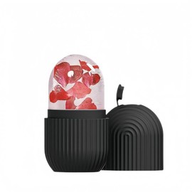 Silicone Ice Face Roller, 1 Count Reusable Ice Compress Tool, Facial Care Tool, Manual Massage Supplies, Bathroom Accessories, Beauty Ice Grid for All Seasons - Color: Green