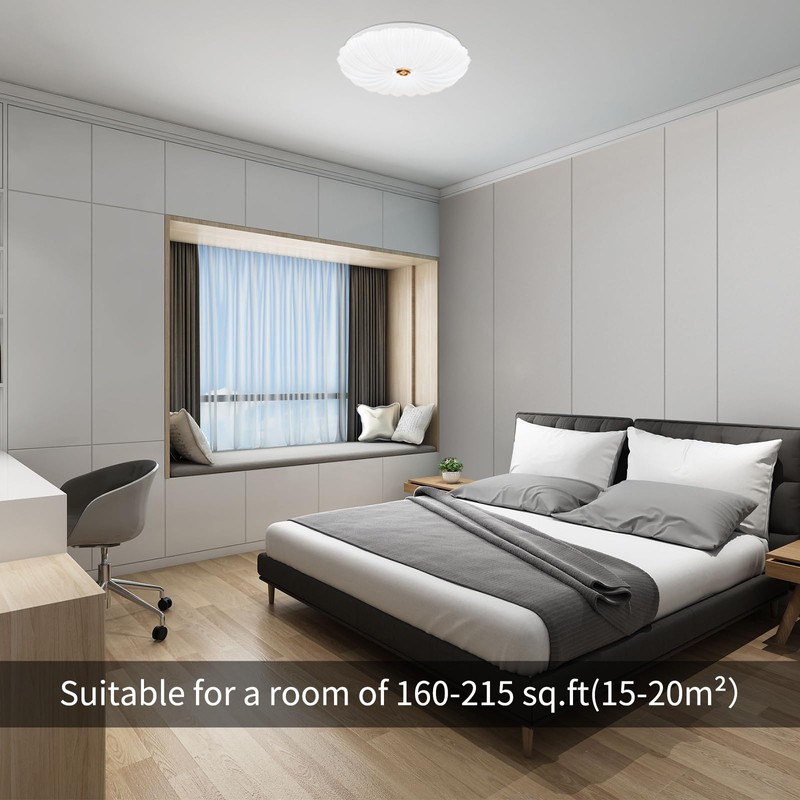 VIPMOON 42W LED Ceiling Light, Diameter 300mm Energy Efficient Ceiling