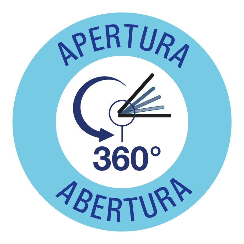 Oxford Live & Go, A5 4-Ring Binder with Polyfoam Plastic,