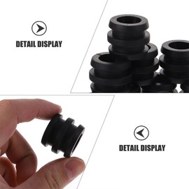 LIOOBO Hard Rubber Bumpers for Foosball Tables: 15Pcs Foosball Machine Bushings Bearing Rods, Standard Foosball Bearing Rods Replacements