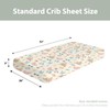 Summer Beach Seaside Baby Crib Sheets for Boy Girl 52x28Inch