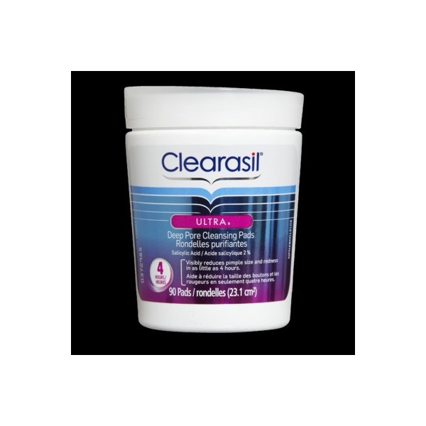 Clearasil Ultra Deep Pore Cleansing Pads 90 Count