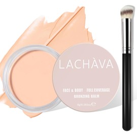 LOKFAR Concealer Full Coverage Kit with Brush, Under Eye Concealer for Dark Circles, Cream Makeup Concealer [Hydrating Waterproof Concealer] for Conceals Acne, Blemish, Pores and Spots (#03)