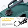 Hilitchi 9Pcs Snap Ring Pliers Set, Including 4Pcs 7" Internal/External