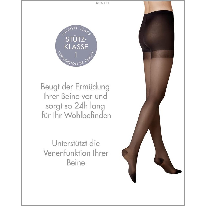 KUNERT Women's Super Control 40 Tights, 40 DEN, (Black 0500),
