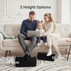 HUANUO Adjustable Foot Rest, Wedged-Shape Foot Stool Under Desk, Footrest