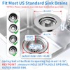 Sink Drain Strainer - Sink Stopper for Kitchen Drain,3 in