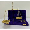 Old Traditional Goldsmith Weight Justice showpiece Brass Weighing Scale Balance