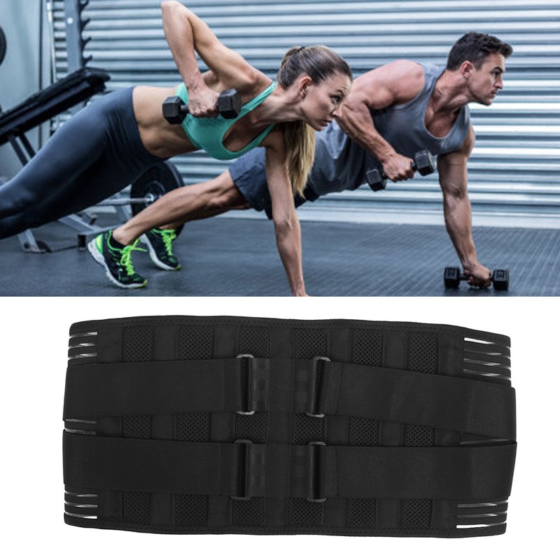 Waist Compression Brace High Elasticity Back Support Protection Belt for