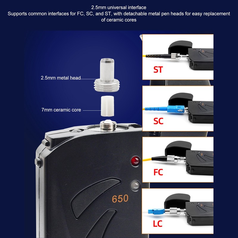 5KM Fiber Optic Visual Fault Locator High Accuracy Portable VFL