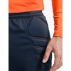 KELME Pantalones de portero para hombre, pantalones cortos acolchados para