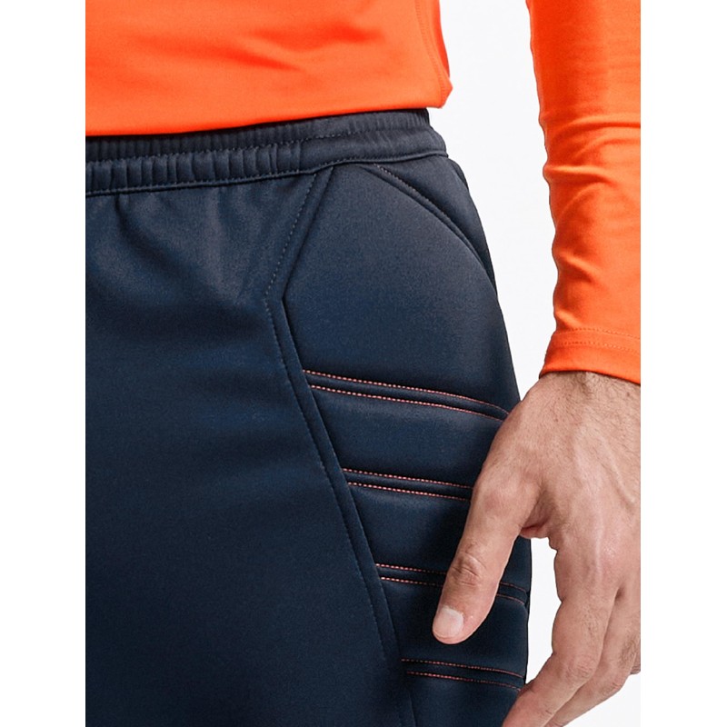 KELME Pantalones de portero para hombre, pantalones cortos acolchados para