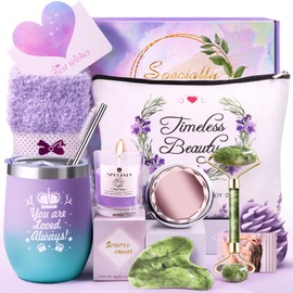 Gifts for Women, Pamper Gifts for Women, 10PCS Unique Relaxation Sets Include Tumbler Birthday Presents Hampers Self Care Gifts for Friends, Mum, Wife, Sister, Girlfriend
