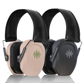 Calovebby 2Pack Shooting Hearing Protection Earmuffs, NRR 34dB Maximum Ear Protection Earmuffsfor Gun Range,Hunting