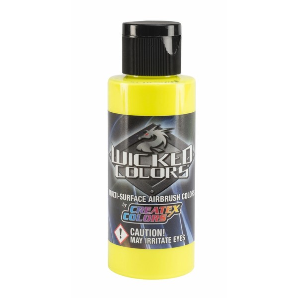 Createx 2oz. Wicked Fluorescent Yellow by Createx