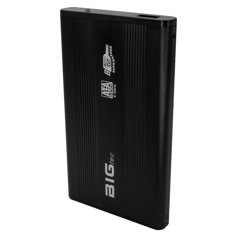BIGtec Aluminium USB 3.0 High Speed externes Festplattengehäuse 6,35cm (2,5")