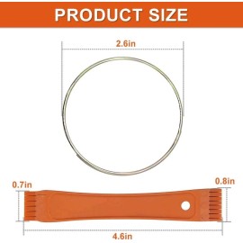 ykc-parts 3 packs of FCR6 fin comb set for air conditioning and various filter cleaning