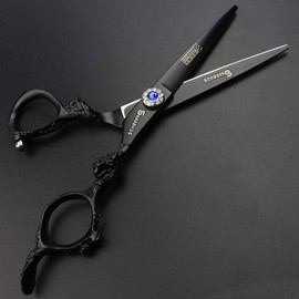 5.5/6/7.5/7/8-inch Professional Hair Clippers, Japanese 440C Jewelry Scissors (6 inches -2pc-A)