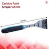 Premium Ergonomic Carbide Scraper, 2-1/2 Inch, Scraper Tool for Removing