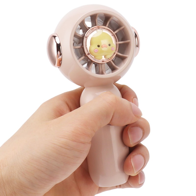 Handheld Portable Fan USB Charging Animal Cartoon Pattern Low Noise