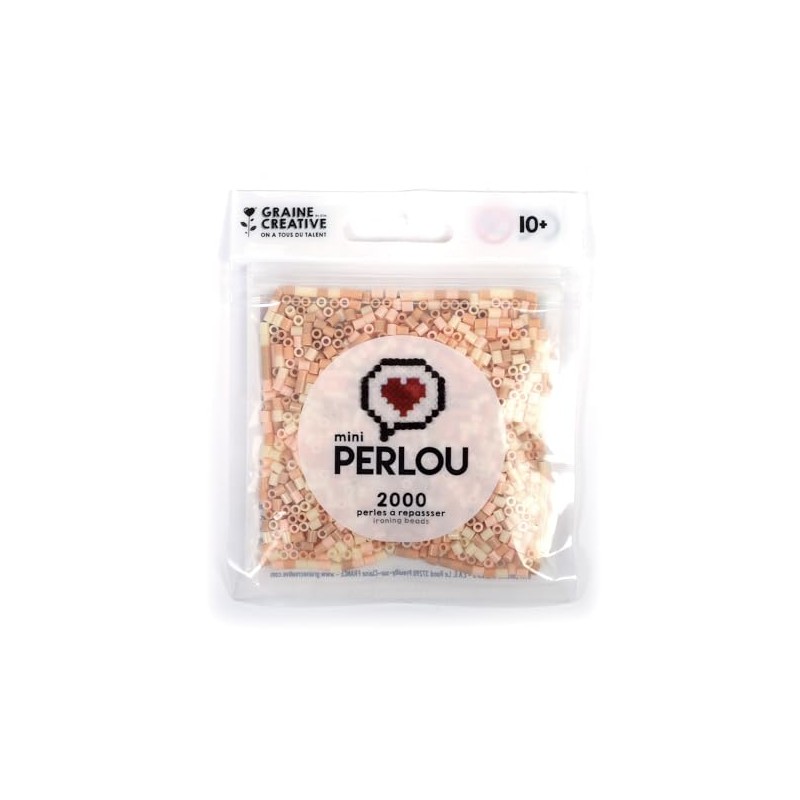 Perlou Mini Camaieue Iron-On Beads - Pack of 4 Chai