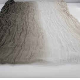 Gloop Women's Scarf Light Loop Scarf Tube Scarf with Colour Gradient Various Colours, Cream-Khaki