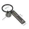 PATIKIL Drive Safe Keychain, 1 Set Letter I Keychain I
