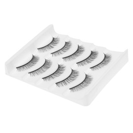 VICASKY 5pairs False Eyelashes for Women Natural Look Fibers for Cosplay Weddings Photography Lightweight and Vivid Makeup Lashes