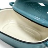 Davnjcka Enamelled Cast Iron Bread Loaf Pot, Non Stick Dutch