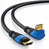 deleyCON (3.29 ft.) 1m HDMI 270° angle cable - compatible