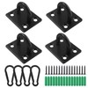 OSVJE 4 Pcs M5 Stable Pad Eye Plates with 4