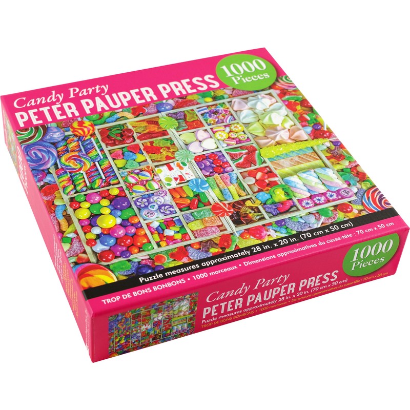 Peter Pauper Press Candy Party 1000 Piece Jigsaw Puzzle