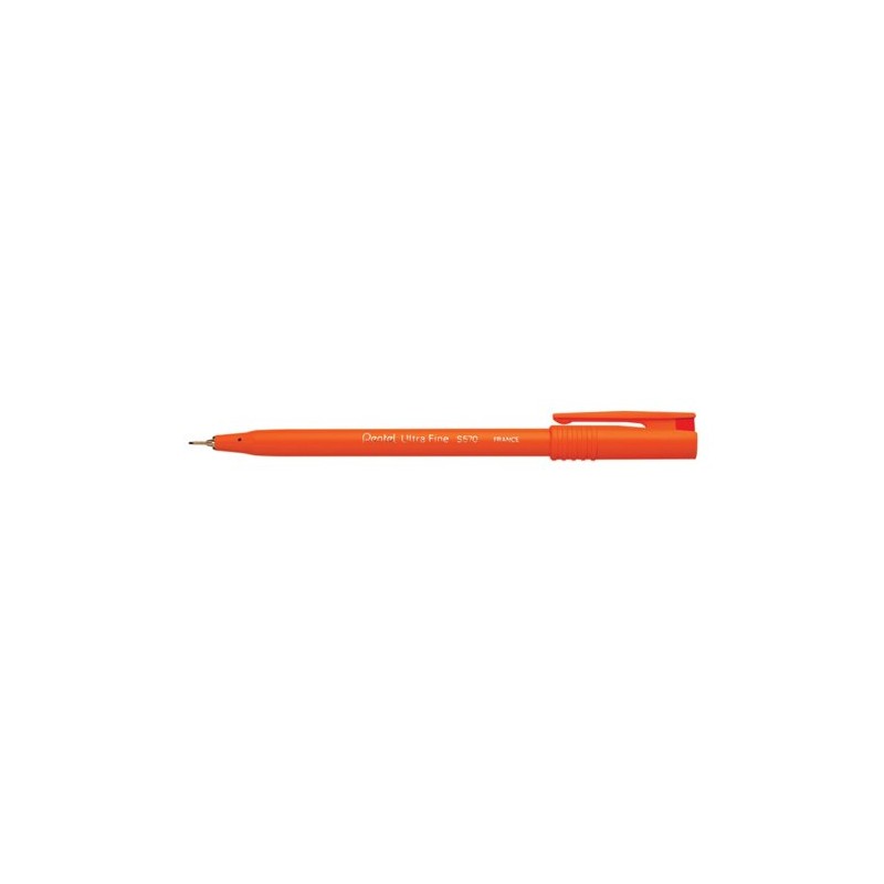Pentel 0.6 mm Ultra Fine Fibre Tip with Orange Barrel