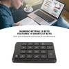 Bluetooth 5.1 Numeric Keypad 19 Keys Ergonomic Number Pads Battery