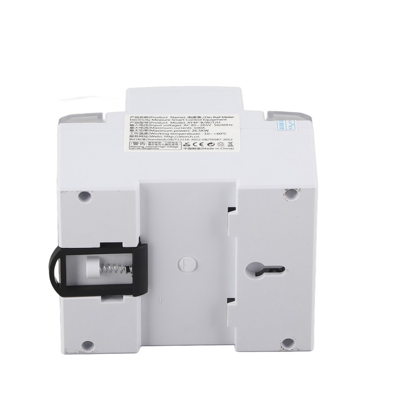 Multifunctional Power Meter DIN Rail 2.4in TFT Display Electric Energy