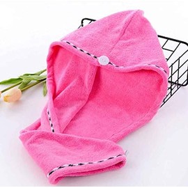 Toalla de Microfibra para el Cabello Gorro para seco Toalla para Absorbente Espesar Secado rápido para Sombrero Turbante Abrigo para la Cabeza Herramientas baño